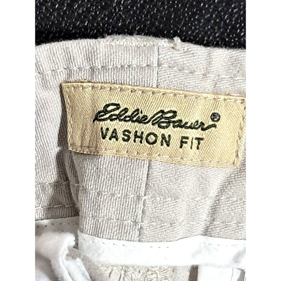 Eddie Bauer Classic Khaki Straight Leg Ankle Pants Womens 10 Cotton Chinos - Picture 3 of 9